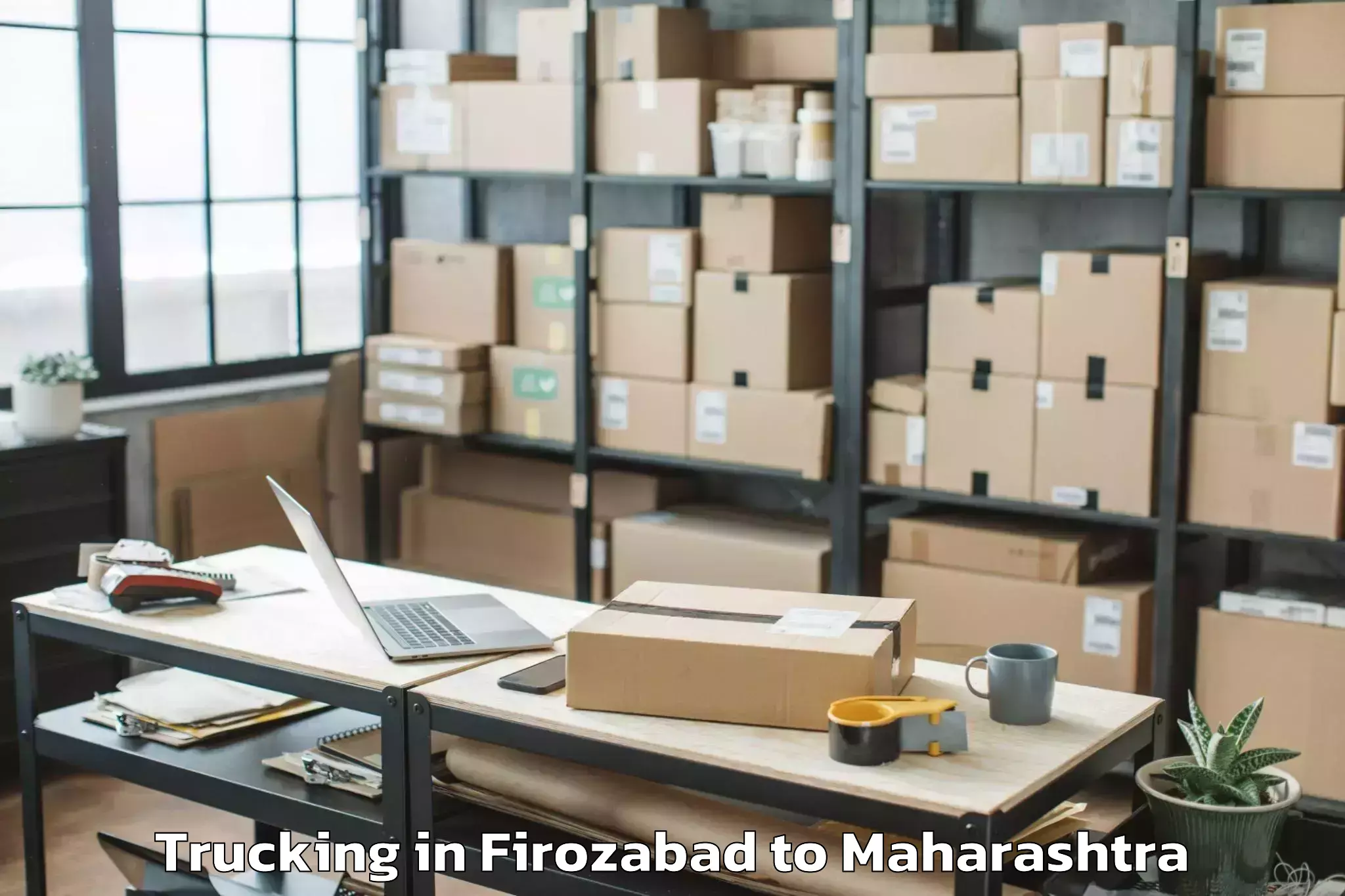 Quality Firozabad to Mukhed Trucking